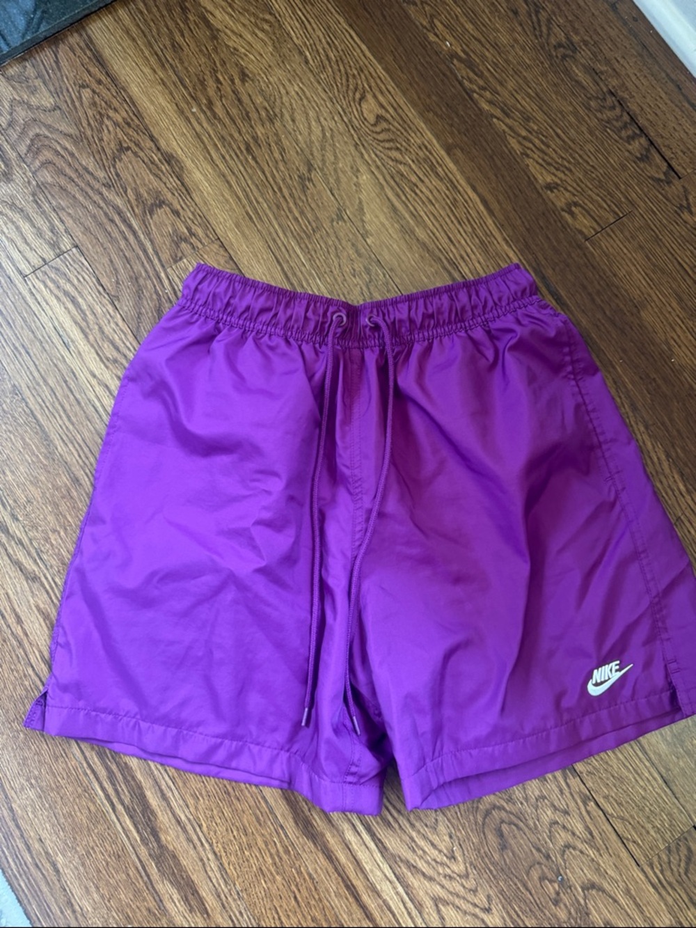 Nike Purple Drawstring Athletic Shorts